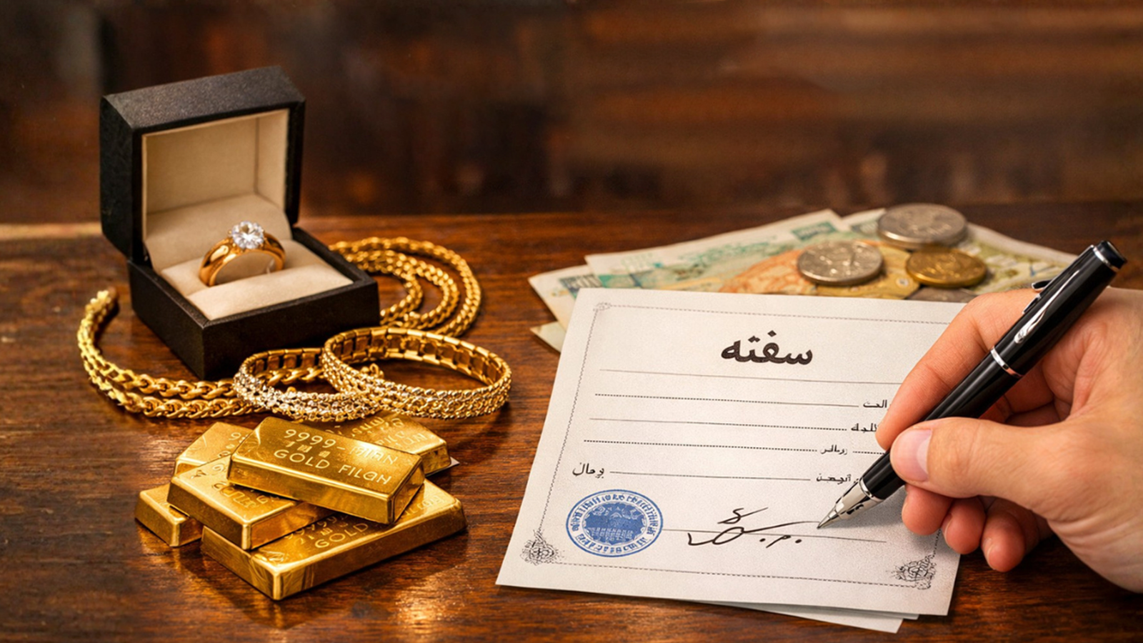 خرید اقساطی طلا با سفته