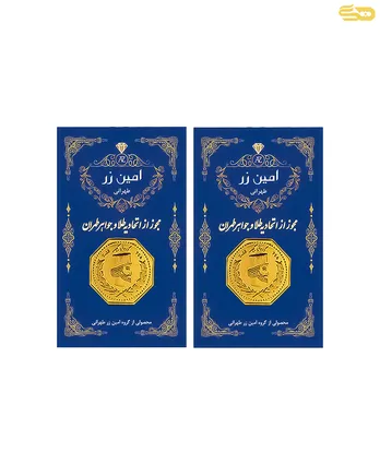 بسته 2 تایی شمش 2 گرمی امین زر